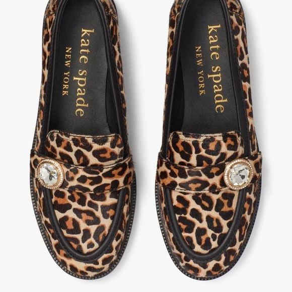 NEW! Posh Leopard Crystal Casual Loafers in size 6. - Picture 2 of 10